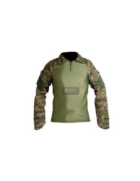 DELTA TACTICS T-SHIRT COMBAT WOODLAND SPAGNOL