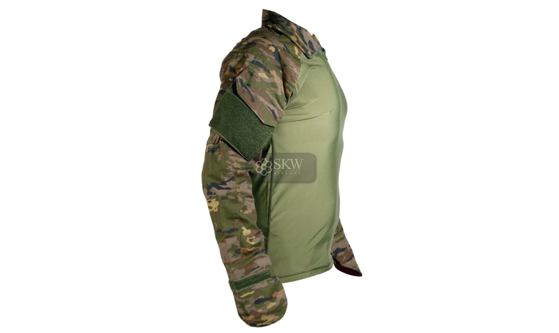 DELTA TACTICS T-SHIRT COMBAT WOODLAND SPAGNOL