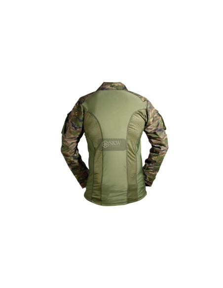 DELTA TACTICS T-SHIRT COMBAT WOODLAND SPAGNOL