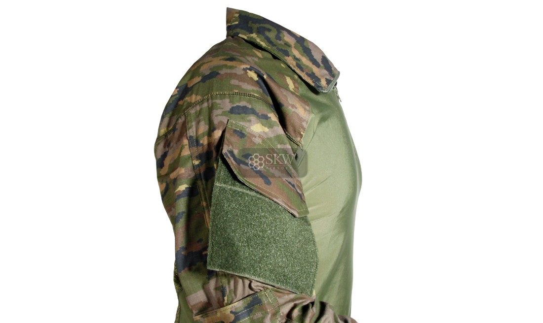 DELTA TACTICS T-SHIRT COMBAT WOODLAND SPAGNOL