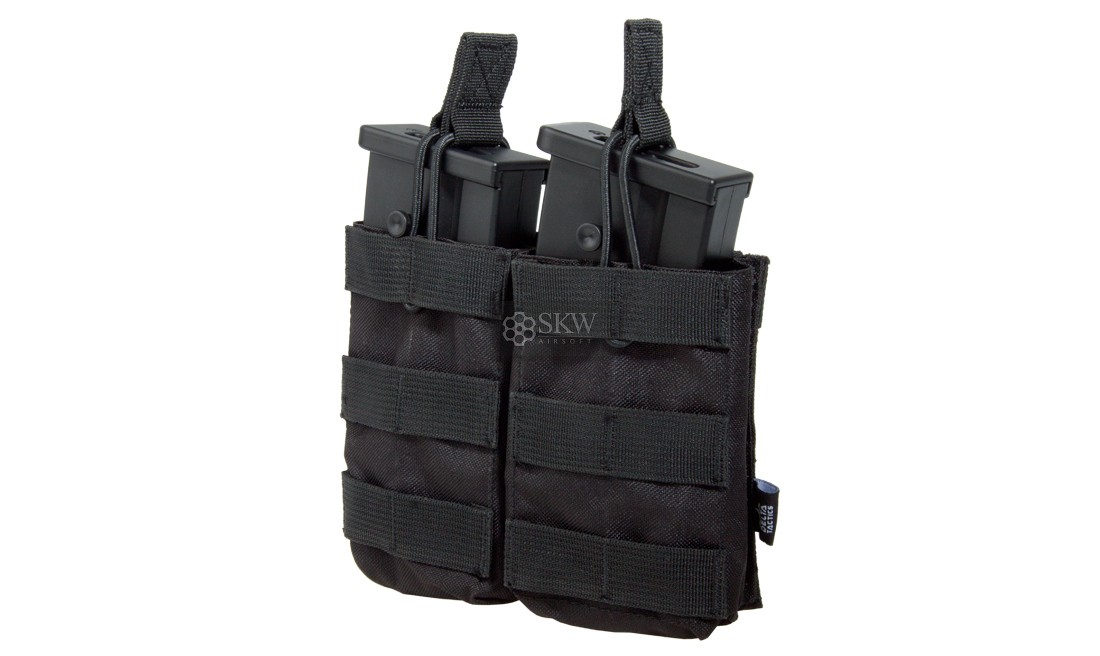 PORTACARGADOR DOBLE 36/AK/M14/SR25 NEGRO DELTA...