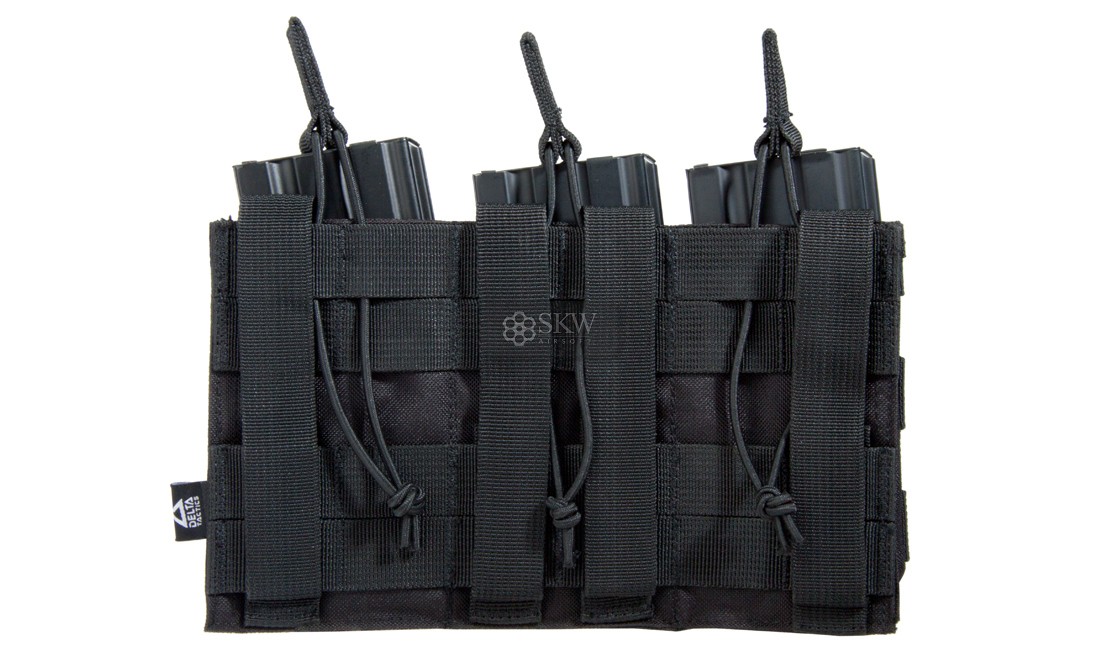 PORTACARGADOR TRIPLE M4 NEGRO DELTA TACTICS