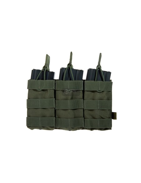 M4 TRIPLE MAGAZINE POUCH OD DELTA TACTICS