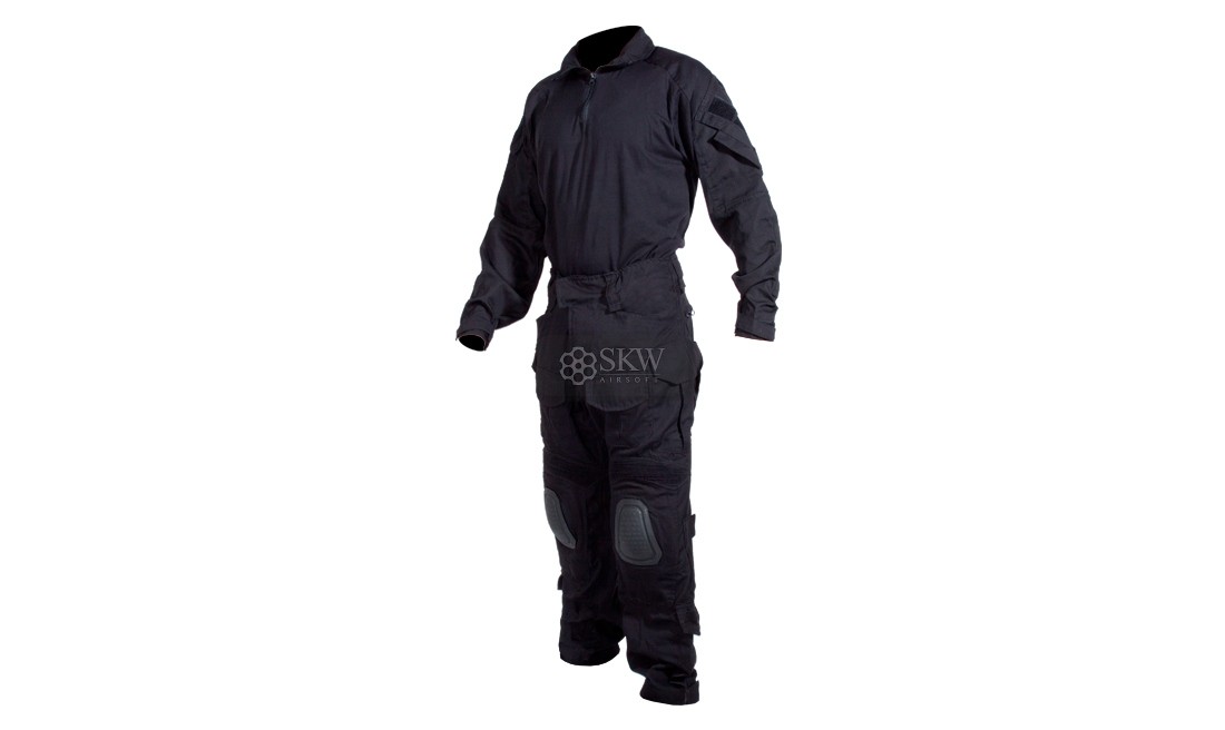 DELTA TACTICS COMBAT UNIFORM BLACK