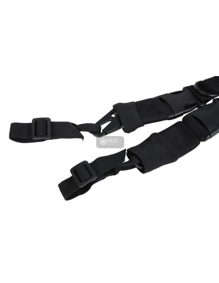 SANGLE 2 POINTS EXTRACTION RAPIDE 2 POINTS COULEUR NOIR DELTA TACTICS