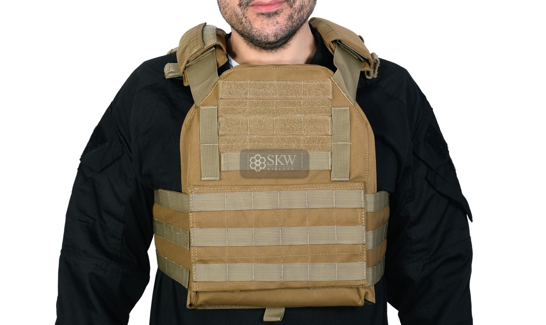 DELTA TACTICS PLATE CARRIER TASK TAN