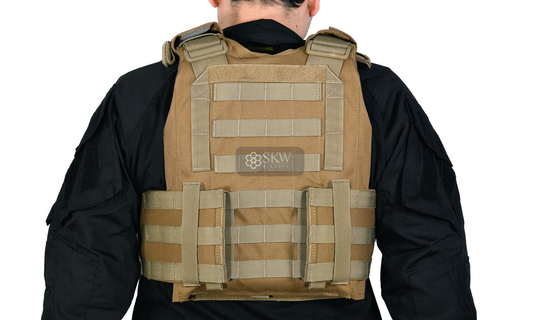 DELTA TACTICS PLATE CARRIER TASK TAN