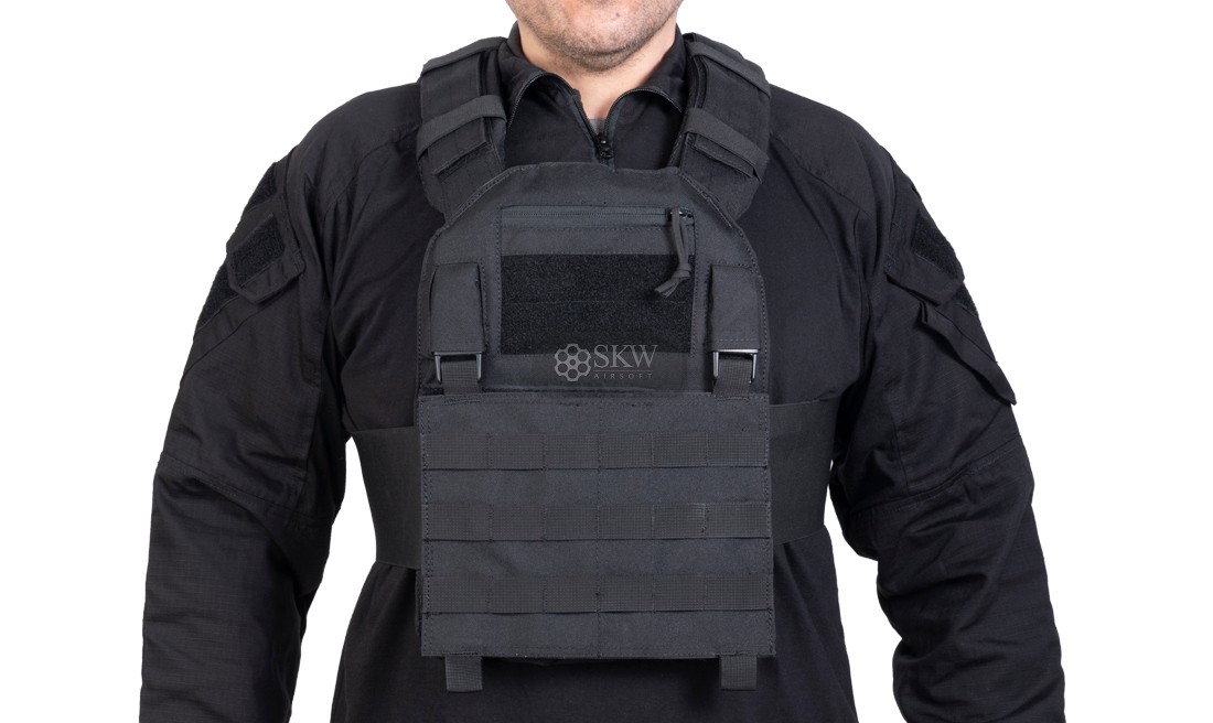 PLATE CARRIER FORCE MK1 BLACK DELTA TACTICS