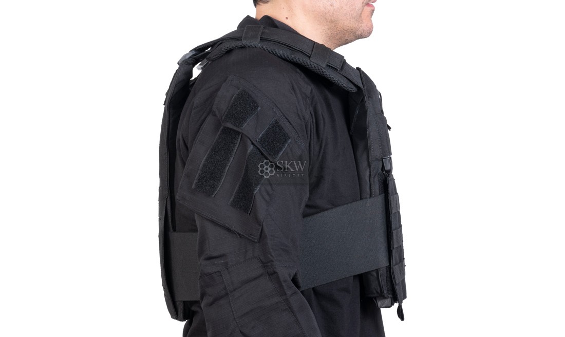 PLATE CARRIER FORCE MK1 BLACK DELTA TACTICS