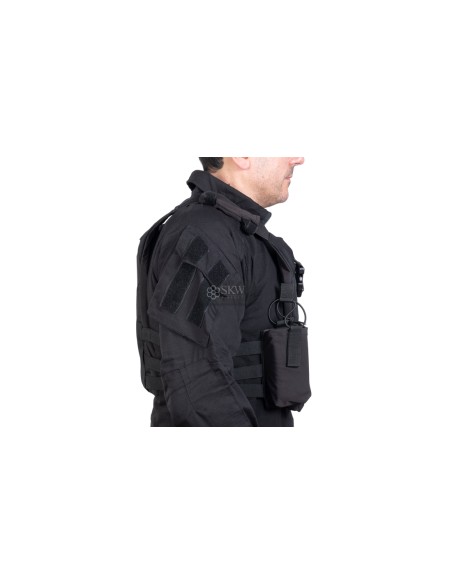 PLATE CARRIER FORCE MK2 BLACK DELTA TACTICS