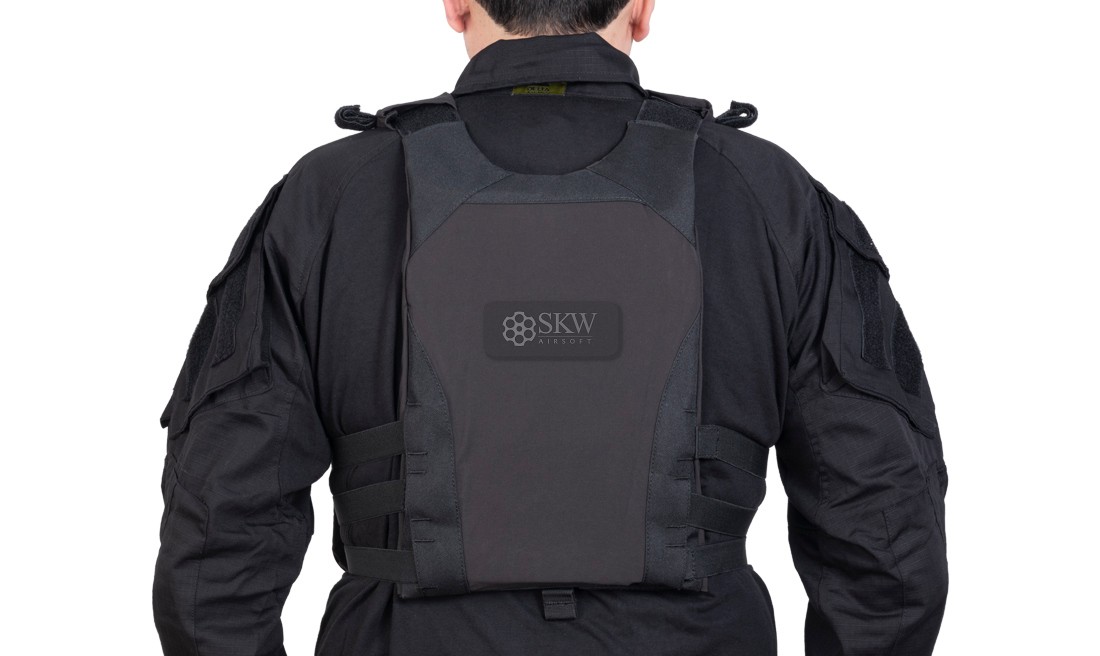 PLATE CARRIER FORCE MK2 BLACK DELTA TACTICS