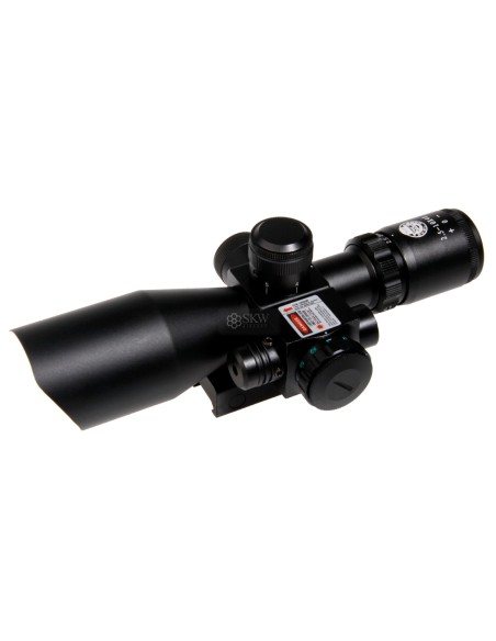VISOR OG 2.5-10X40E & LASER ROJO DUEL CODE