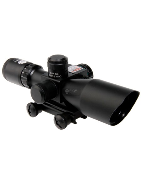 VISOR OG 2.5-10X40E & LASER ROJO DUEL CODE