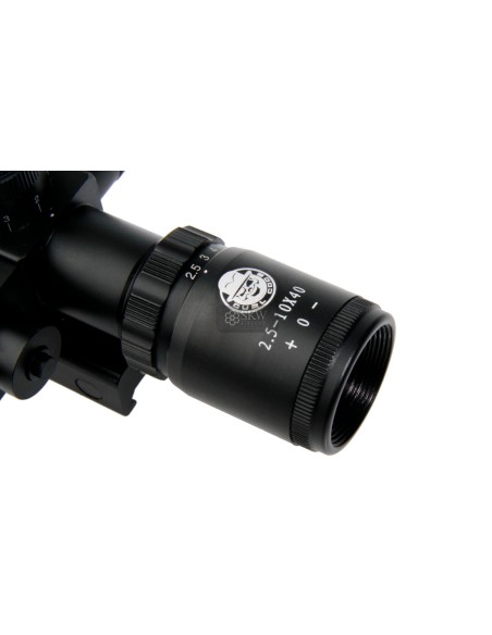 VISOR OG 2.5-10X40E & LASER ROJO DUEL CODE