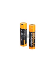 RECHARGEABLE BATTERY MINI USB 18650 3.6V 3500 MAH FENIX