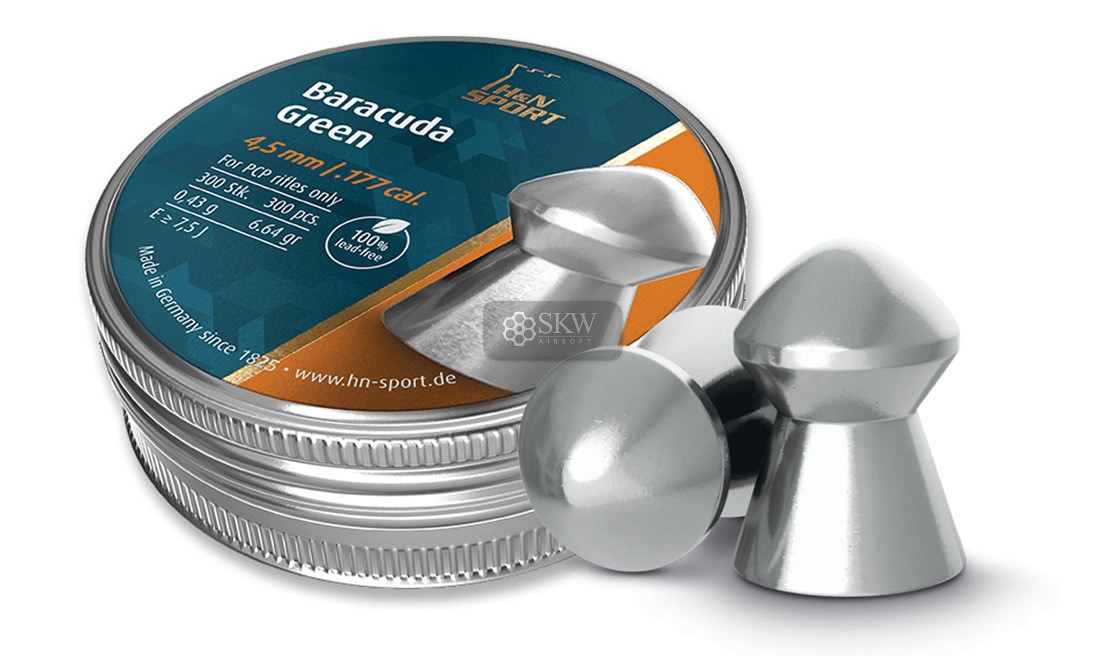 H&N BARACUDA GREEN 4,5 (300) SIN PLOMO
