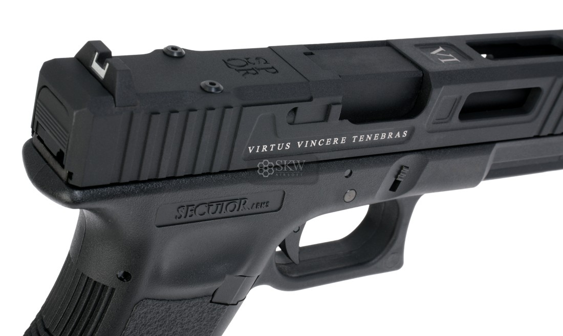PISTOLA CO2 BLOW BACK GLADIUS MAGNA VI BLACK...