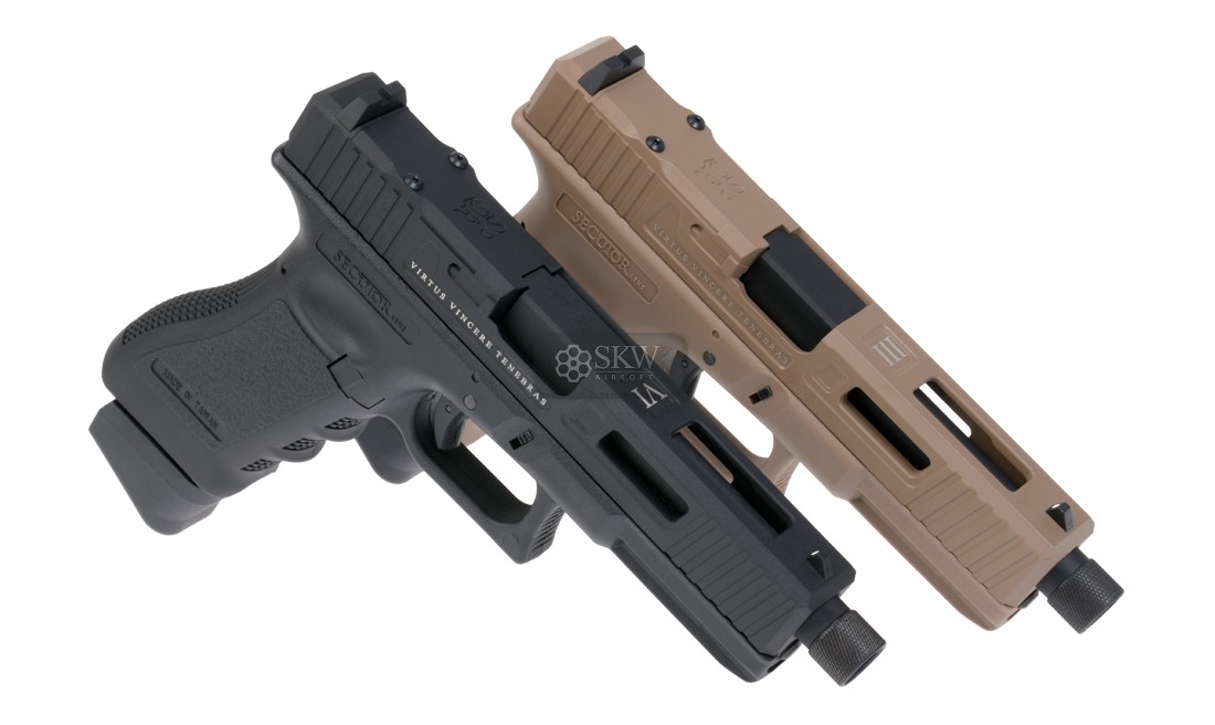 PISTOLA CO2 BLOW BACK GLADIUS MAGNA VI BLACK...
