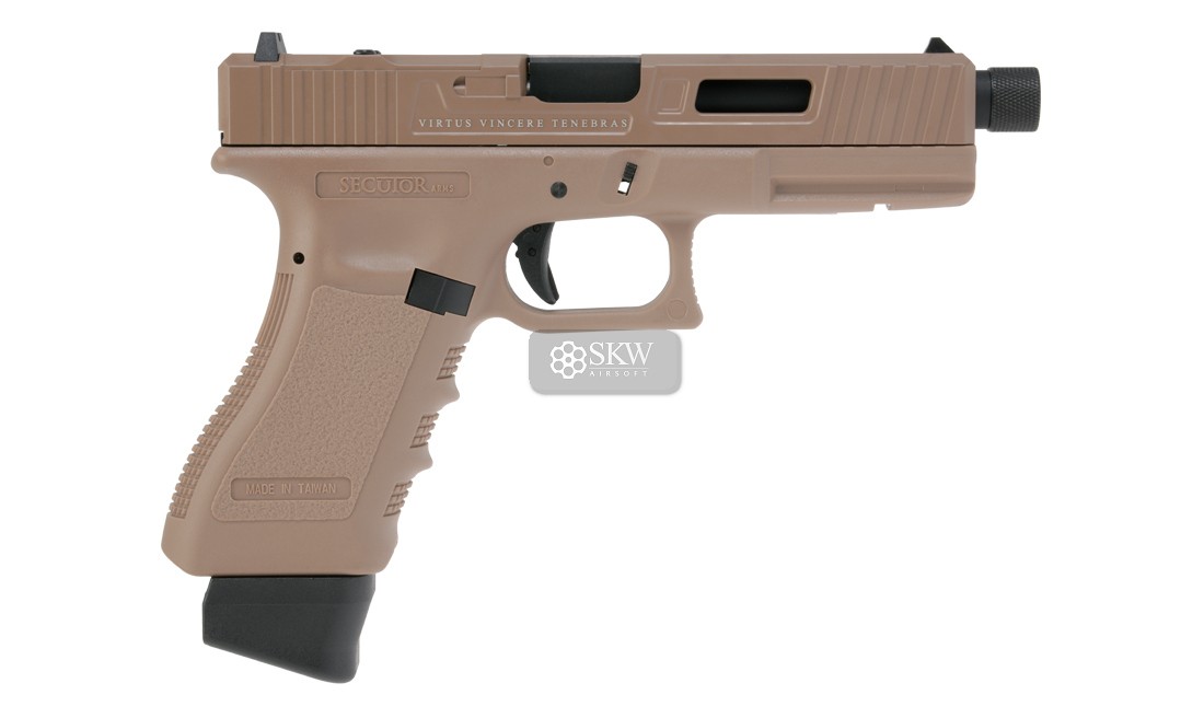 PISTOLA CO2 BLOW BACK  GLADIUS MAGNA III TAN...