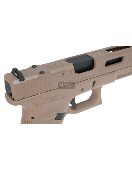 PISTOLA CO2 BLOW BACK  GLADIUS MAGNA III TAN SECUTOR ARMS