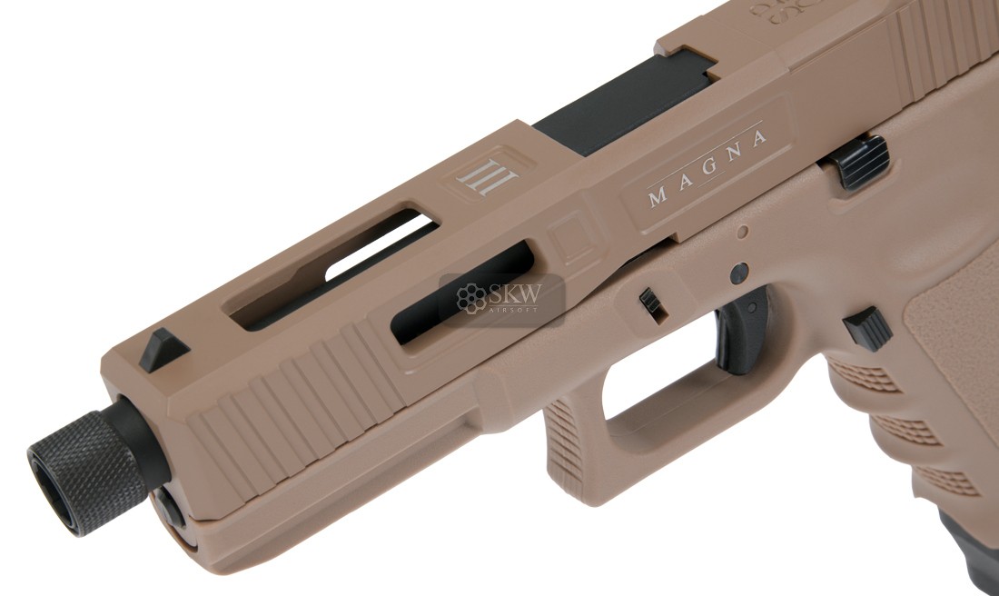 PISTOLA CO2 BLOW BACK  GLADIUS MAGNA III TAN...