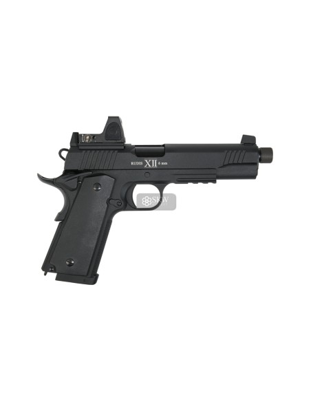 PISTOLA CO2 BLOW BACK RUDIS MAGNA XII BLACK SECUTOR ARMS
