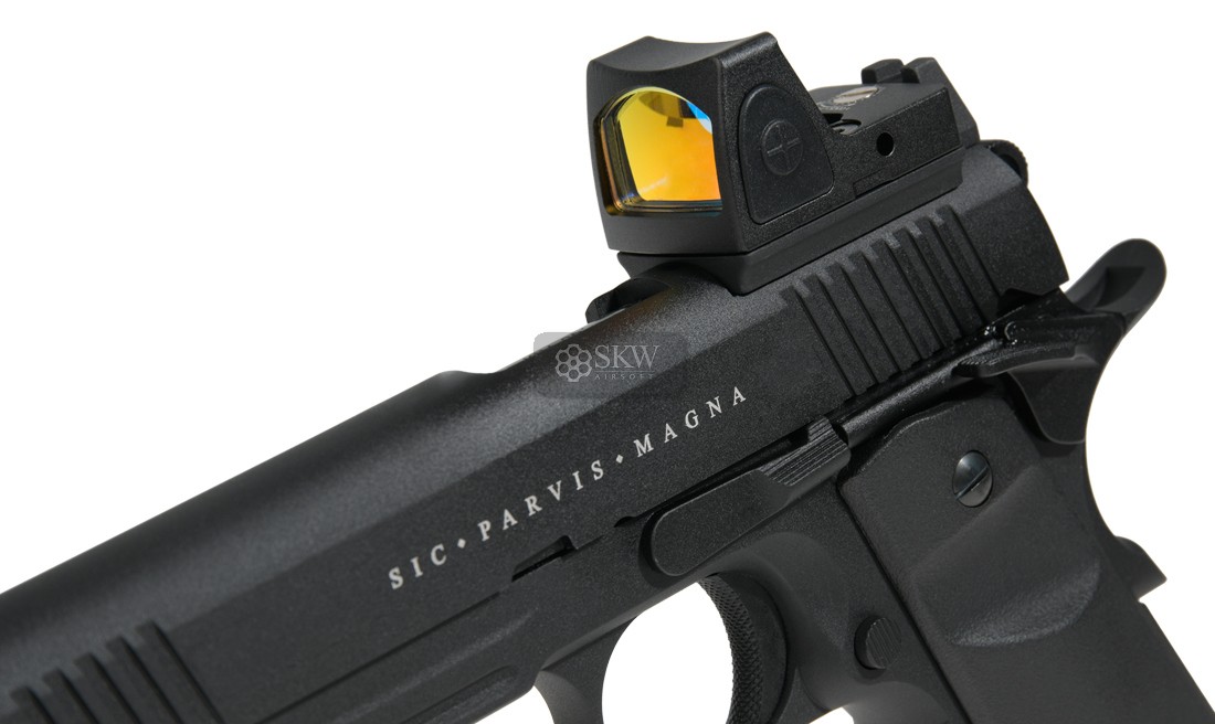 PISTOLA CO2 BLOW BACK RUDIS MAGNA XII BLACK...