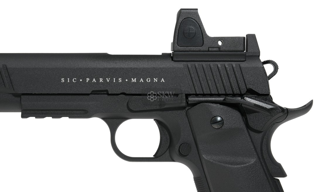 PISTOLA CO2 BLOW BACK RUDIS MAGNA XII BLACK...