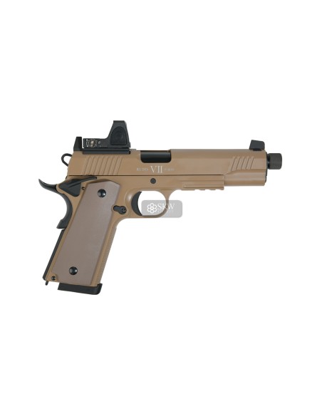 PISTOLA CO2 BLOW BACK RUDIS MAGNA VII TAN SECUTOR ARMS