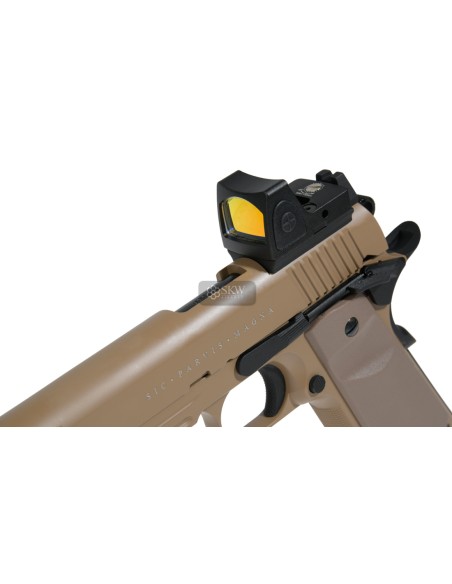 PISTOLA CO2 BLOW BACK RUDIS MAGNA VII TAN SECUTOR ARMS