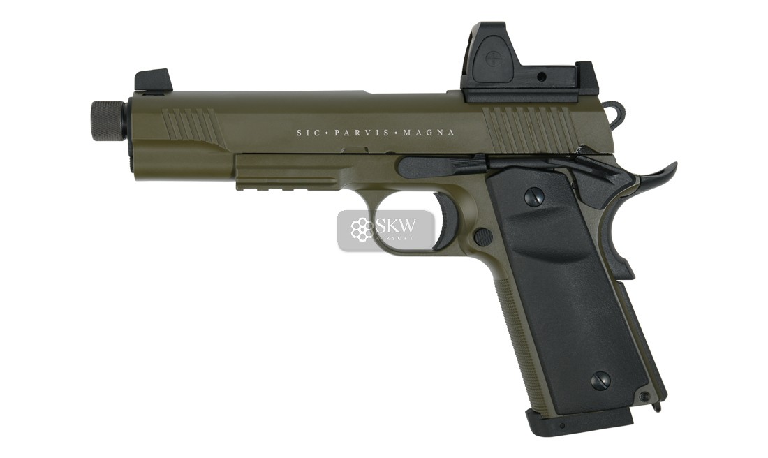 PISTOLA CO2 BLOW BACK RUDIS MAGNA XIV OD...