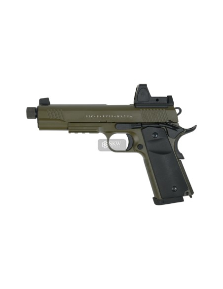 PISTOLA CO2 BLOW BACK RUDIS MAGNA XIV OD SECUTOR ARMS