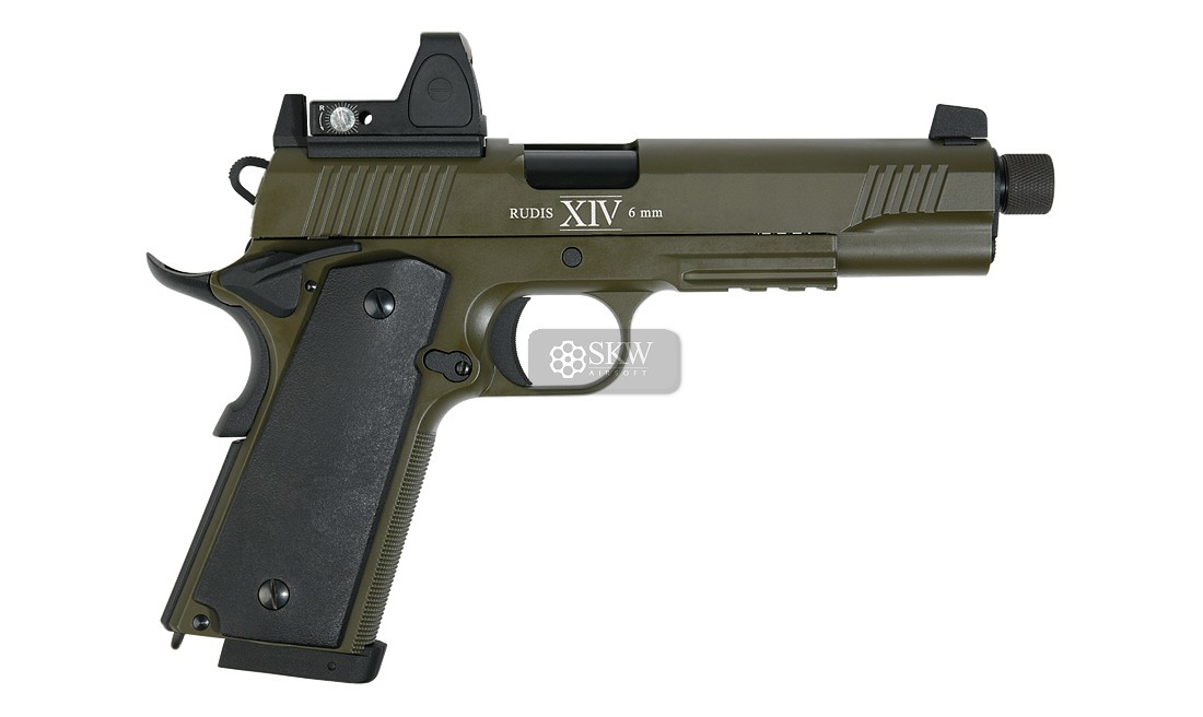 PISTOLA CO2 BLOW BACK RUDIS MAGNA XIV OD...