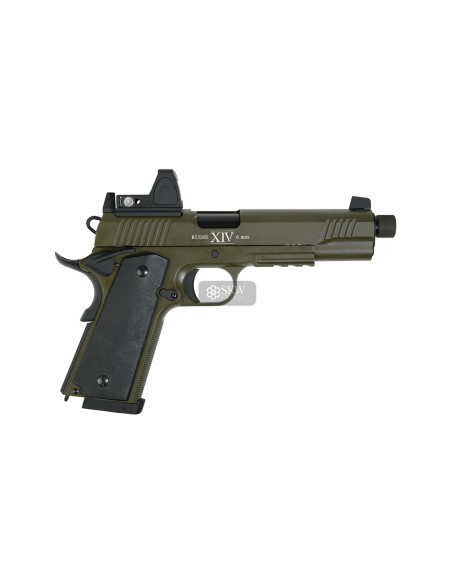PISTOLA CO2 BLOW BACK RUDIS MAGNA XIV OD SECUTOR ARMS