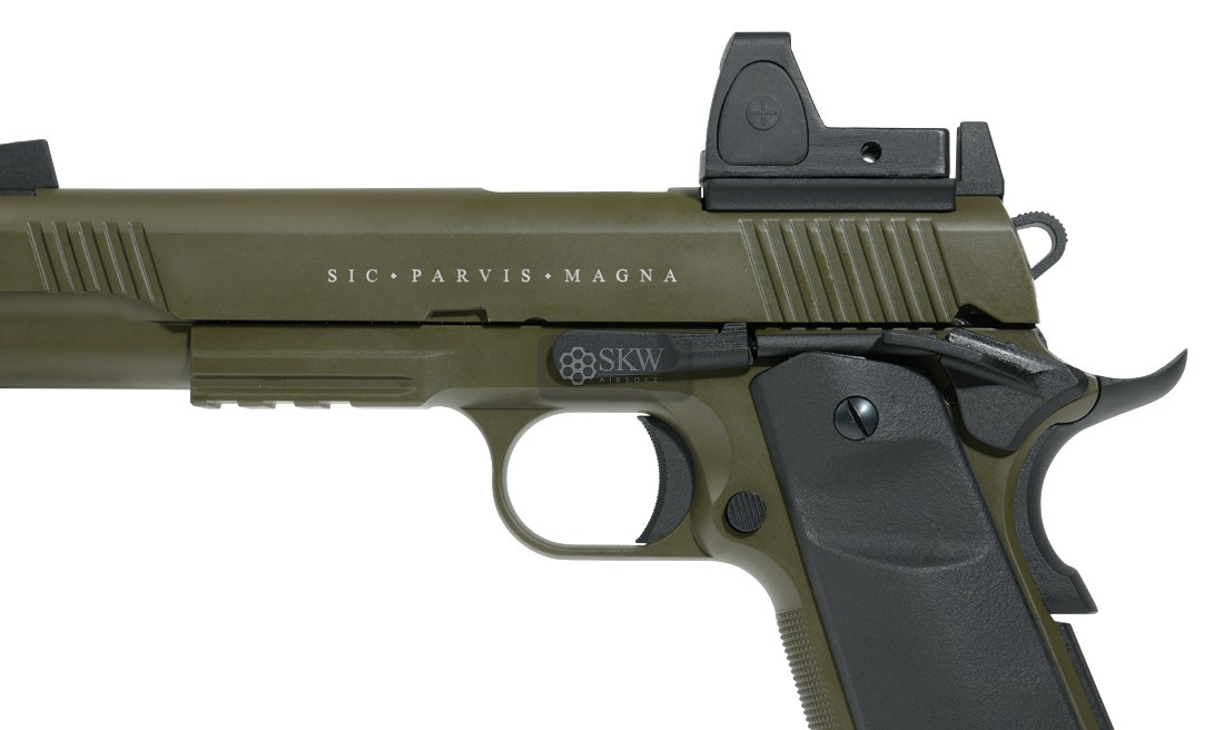 PISTOLA CO2 BLOW BACK RUDIS MAGNA XIV OD...