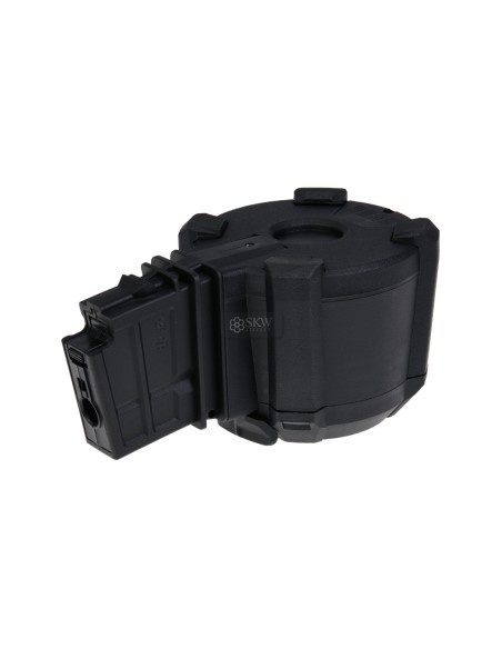 CHARGEUR DRUM ÉLECTRIQUE 36 1000 RDS NOIR SAIGO DEFENSE