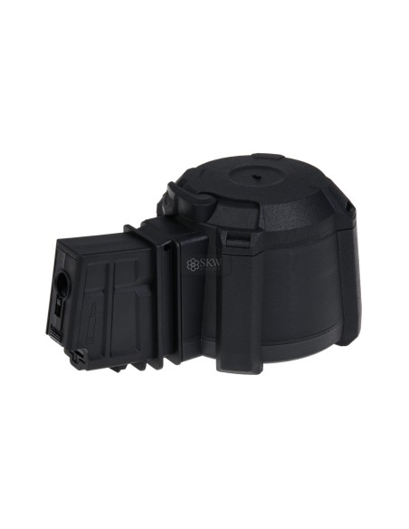 CHARGEUR DRUM ÉLECTRIQUE 36 1000 RDS NOIR SAIGO DEFENSE