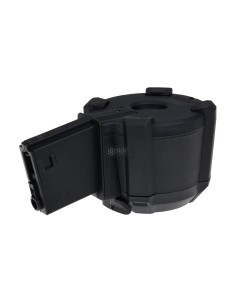CARGADOR DRUM ELECTRICO M4 1000 RDS NEGRO SAIGO DEFENSE 2