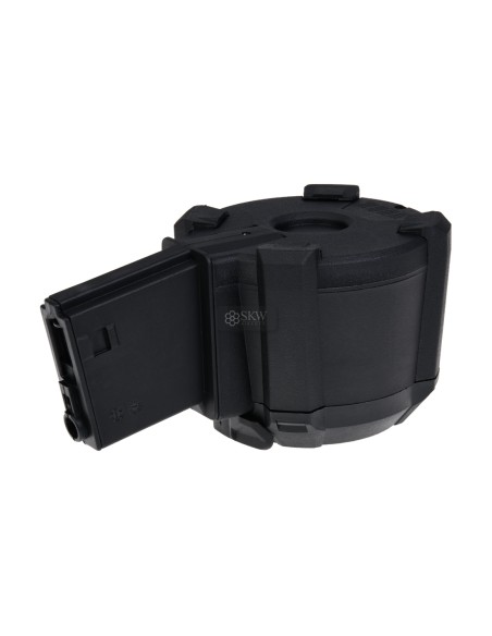 CARGADOR DRUM ELECTRICO M4 1000 RDS NEGRO SAIGO DEFENSE