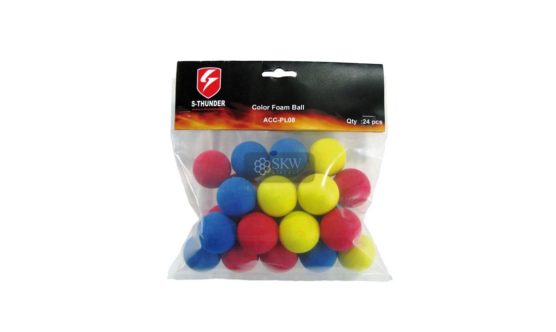 S-THUNDER BOULES 33MM FOAM 24PCS