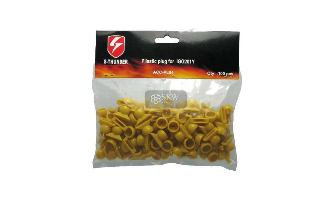 S-THUNDER TAPON PLASTICO MINAS AGUA 100UNIDADES...