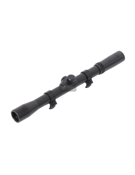 VISOR 1" CON MONTURAS PARA CARABINA 4X20