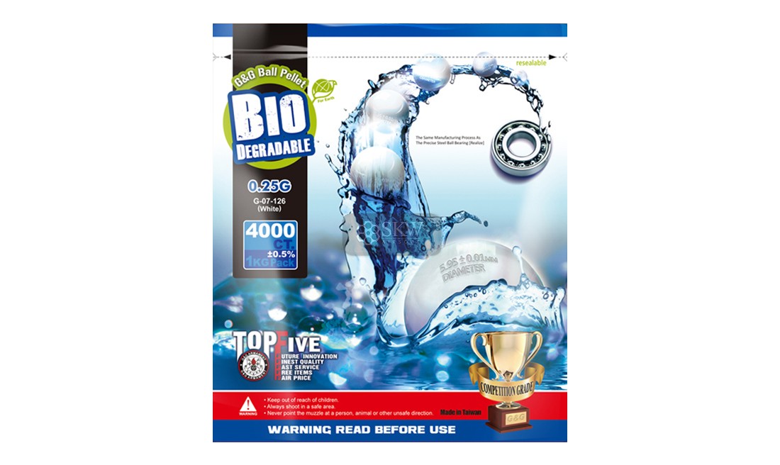 BIO BB 0.25G 1KG BLANCA G&G (G-07-126)
