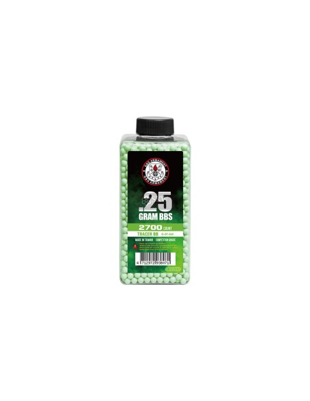 TRACER BB 0.25G 2700BB VERDE G&G (G-07-265)
