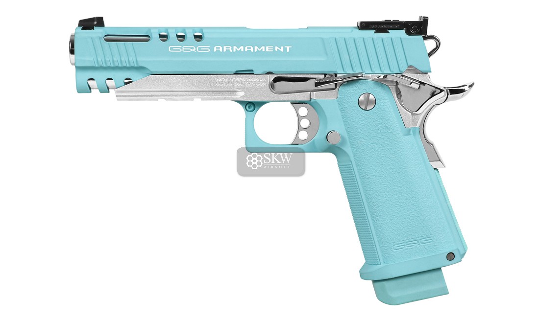 G&G PISTOLA GBB GPM1911 MACARON BLUE...