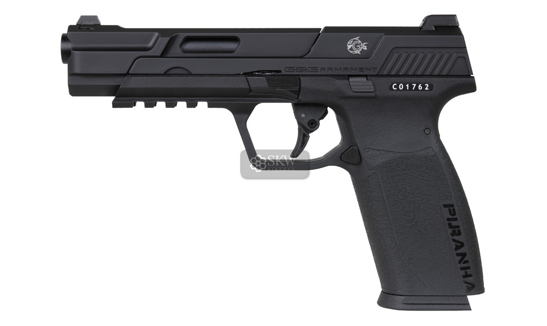 G&G PISTOLA GBB PIRANHA MK I NEGRA...