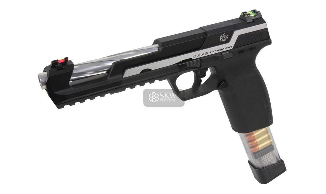 G&G PISTOL GBB PIRANHA SL SILVER...