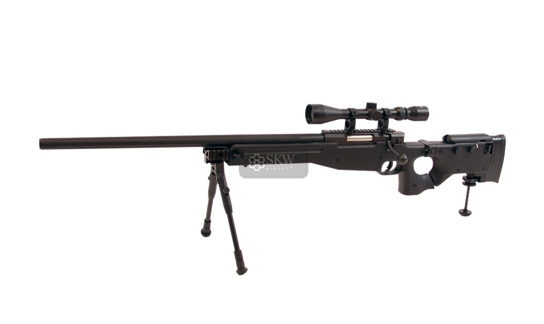 AWP MIRA BIPODE CULATA PLEGABLE NEGRO WELL (MB08D)