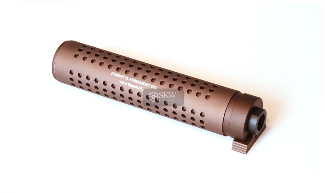 SILENCIADOR LARGO CLIP 185MM TAN
