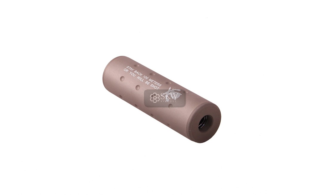 SILENCIADOR STUBYY SKULL 110MM TAN